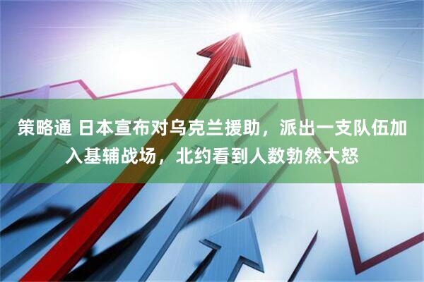 策略通 日本宣布对乌克兰援助，派出一支队伍加入基辅战场，北约看到人数勃然大怒